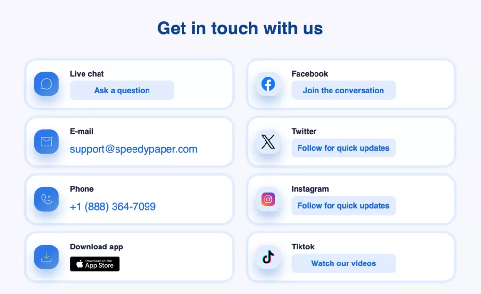 Contact us